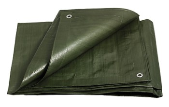 (obrázek pro) PE plachta zakrývací 3x5m 200g/1m2 zelená