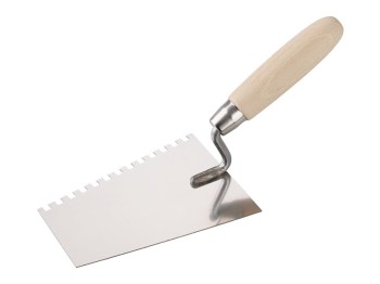 (obrázek pro) Lžíce nerez na YTONG 180mm zub e6 s hranou