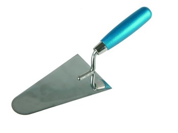 (obrázek pro) Lžíce nerez zednická oblá FESTA dřev.ruč.160mm