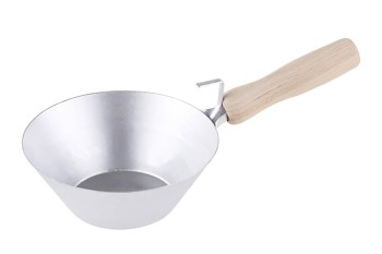 (obrázek pro) Naběračka zednická ocel FESTA 160mm dřevěná ručka