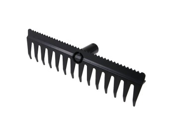 (obrázek pro) Hrábě plastové 41cm 14z se srovnávací hranou