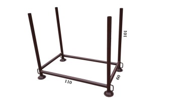 (obrázek pro) Klec na bednící stojiny 60x110x105 !OBJ!