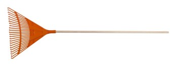 (obrázek pro) Hrábě plastové 50cm 22z s násadou 160cm
