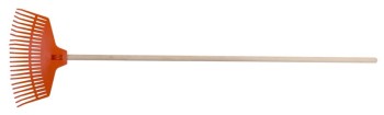 (obrázek pro) Hrábě plastové 40cm 23z s násadou 150cm