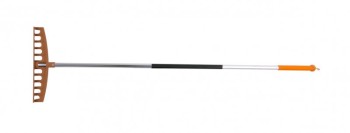 (obrázek pro) Sada hrábě plastové 41cm 12z 45325, násada ALU 160cm 45330